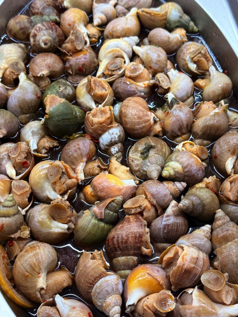 Chilled Spicy Snails